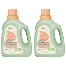 US baby 優生 嬰兒植淨酵素洗衣液體皂, 1.2L, 2瓶