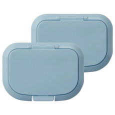 Skater WTL1AG 可重複使用濕紙巾蓋, 天藍色, 2個