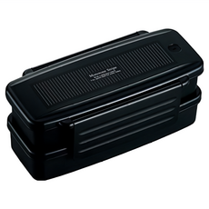 OSK 另類雙層便當盒, 黑色, 1組