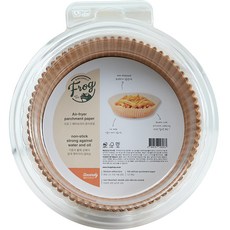 SINCERELY Frog 氣炸鍋專用烘焙紙 無漂白 中型 120張入, 16 x 4.5cm, 16cm, 120張, 1盒