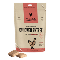 VITAL ESSENTIALS 凍乾鮮肉生食餐 貓用, 雞肉, 106g, 1包