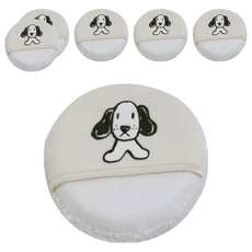 Wanwanbaby 嬰兒粉撲 - 柔軟觸感，呵護Baby細嫩肌膚, 6個