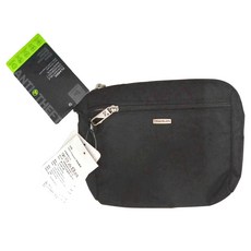 TRAVELON CLASSIC TL-43227 腰/斜背兩用包, 均碼, 黑色
