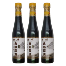 東成 黑豆白曝蔭油, 430ml, 3瓶