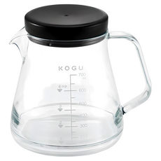 SHIMOMURA 下村 KOGU Tritan可微波耐熱咖啡壺 附刻度, 700ml, 1個, 15 x 13.7cm