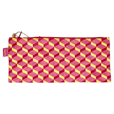 Paprcuts.de 筆袋 幾何風 21 x 10cm, 階梯粉紅, 1個