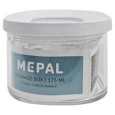 MEPAL modula 方形收納罐 mini 175ml - 白色, 90 x 72 x 59mm, 1個