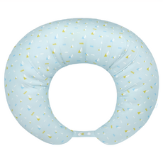 Combi 康貝 替換枕套 多功能水洗棉月亮枕專用, 小山藍