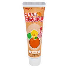 miki HOUSE GC 兒童含氟牙膏 橘子口味 6條裝, 40g, 1組