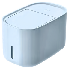 ZUUTii 按壓式防潮儲米箱, 29.3x18.2x17.7 cm, Polystyrene(PS)材質, 無BPA, 29.3 x 18.2 x 17.7cm, 冰湖藍, 1個