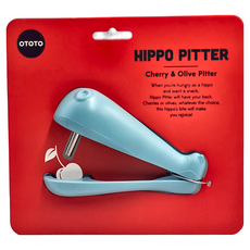 OTOTO Hippo Pitter 大嘴河馬 櫻桃/橄欖去核器 ABS樹脂+不鏽鋼材質, 1個