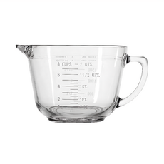 FOXRUN Anchor握柄耐熱玻璃量杯，容量2000ml, 2L, 1個