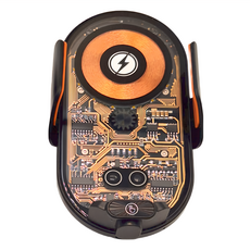 FJ 車用無線充電盤 AP8 黑色 智能感應 單手操作, 1個