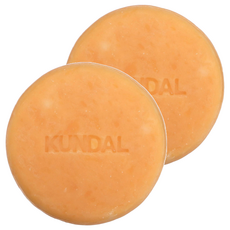 KUNDAL 昆黛爾 深層滋潤玫瑰果油安瓶洗臉皂 迷迭香味, 2個, 100g