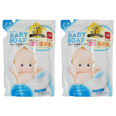 COW STYLE 牛乳石鹼 嬰幼兒全身泡泡沐浴乳補充包 無香, 350ml, 2包