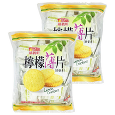 福義軒 檸檬薄片, 單包包裝 方便食用 全家人的理想點心, 320g, 2袋