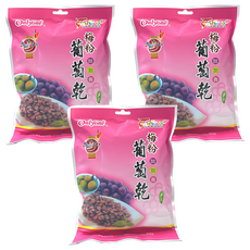 海龍王 梅粉葡萄乾, 酸甜好滋味, 150g, 3包
