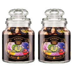 FANGS 方氏 藍色憂鬱花果茶, 70g, 2罐, 1瓶