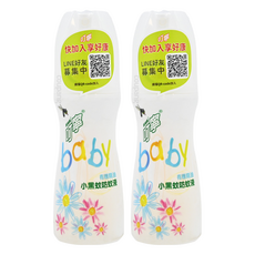 叮寧 寶貝有機精油小黑蚊防蚊液 80ml 360度倒噴, 2瓶