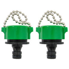 手易坊 水龍頭快速接頭 鏈條式 2個裝組, 快速連接水管, 簡易安裝, 2個