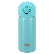 Nuby 彈蓋式不鏽鋼水壺, Berry Blue, 300ml, 1個