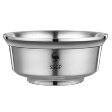 SSGP 三四鋼 隔熱碗 12cm, 不鏽鋼色, 1個