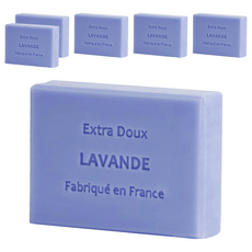 EVEiL 伊蓓爾 DMP普羅旺斯經典香水馬賽皂 薰衣草香皂, 100g, 6個