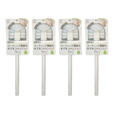 YOKOZUNA CREATiON 細纖維毛磁吸馬桶替換刷頭, 白色, 4個