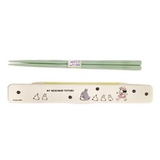 Skater 塑膠抗菌筷 附盒, TOTORO, 外盒(19 x 3.1 x 1.3cm) + 筷子(18cm), 1組