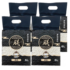 朕 御用豆腐砂, 三秒快速凝結, 不黏底, 快速溶解, 沖馬桶不堵塞, 原味 6L, 4包