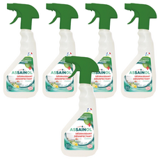 ASSAINOL 愛潔諾 有機乳酸廚房清潔劑 檸檬&百里香, 500ml, 5瓶