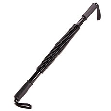 60公斤臂力器 黑色 手臂胸肌背肌訓練 握力棒 健身器材, 1支, 60cm