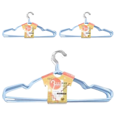 好粗 防滑衣架10入組42cm, 顏色隨機, 3組