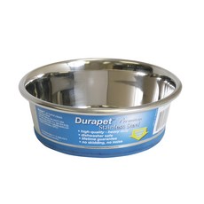 Durapet 不鏽鋼防滑狗碗, O-202, 1個
