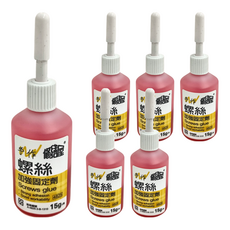 修繕屋 螺絲加強固定劑 4825 15g 螺絲固定 螺絲鬆動 修繕必備, 6瓶