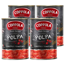COPPOLA 柯波拉 切丁番茄, 2.5kg, 4罐