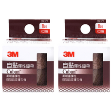 3M 自黏性繃帶 深膚色, 2入, 2盒
