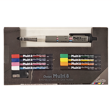 Pentel 飛龍文具 設計家專用8色筆組 繪圖便攜, 1組, 混合顏色