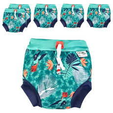 Close Pop-in 嬰兒尿布褲 游泳用 蜂鳥, 新款腰部束帶設計 彈性材質 裏層鋪棉 親膚保暖 束口設計 有效防止便便外漏, M, 6件