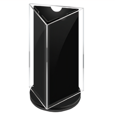 ComT康太 三面旋轉座壓克力立牌 T型橫式, 18.5 x 9.8cm, 1個