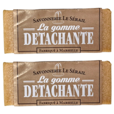 LE SERAIL 席哈爾 衣物橡皮擦 去漬皂, 法國馬賽製, 80g, 2個