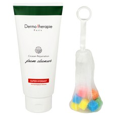 Dermo therapie Cicasan 積雪草修護洗面乳+潔面起泡網, 320ml, 1組