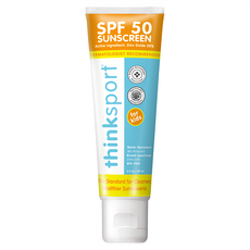 thinkbaby thinksport 新寶貝 純物理防曬霜 兒童款, SPF50 廣譜 UVA 和 UVB 防護, 89ml, 1條