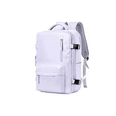 乾濕分離輕旅行收納背包, 芋香紫, 防潑水, 多隔層收納, 輕巧設計, 30 x 20 x 43cm, 1個