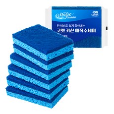 comet 海綿菜瓜布 藍色, 1包, 6個