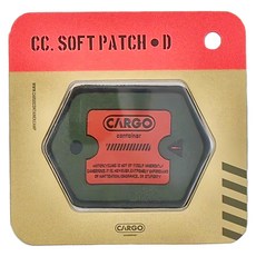 CARGO container 復古風 FABRIC材質 立體徽章, D, 1個