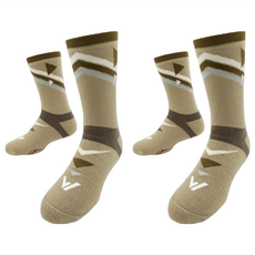 WOAWOA 極致速乾運動羊毛登山襪 XL 2雙 Black Gray Brown Combination, Black, Gray, Brown Combination