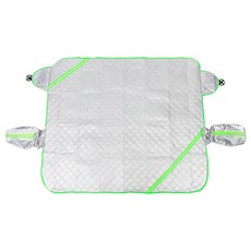 OMYCAR 磁吸式汽車前擋遮陽罩 鋁 PEVA 棉 無紡布 135x160cm 台灣監造, 灰色, 1個