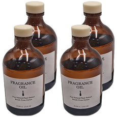 FRAGRANCE 法式精油茶色擴香瓶, 100ml 鮮荔枝白茶, 4件