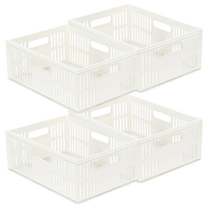 KEYWAY 總理萬用籃, 白色, 4個